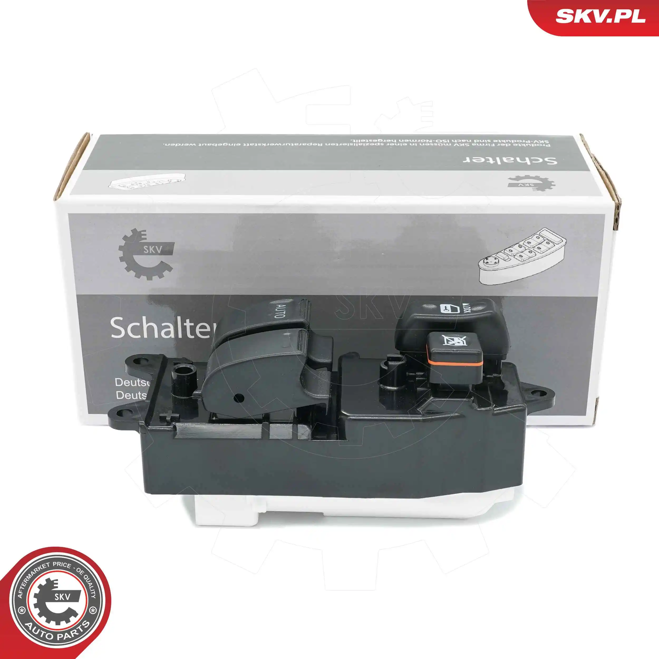 Switch, window regulator